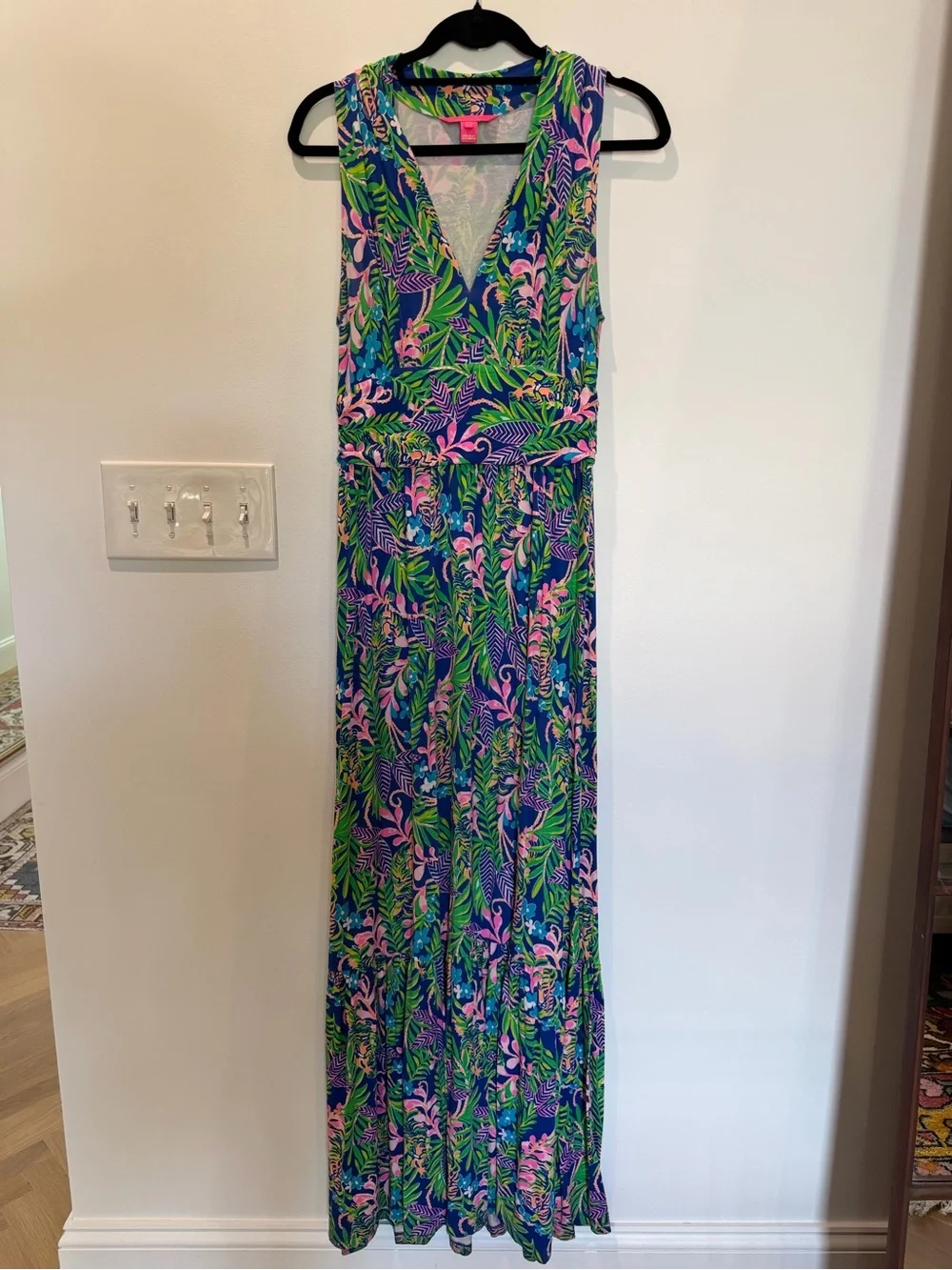 Lilly Pulitzer Pearce Maxi Borealis Blue How You Like Me Prowl - Picture 2 of 5